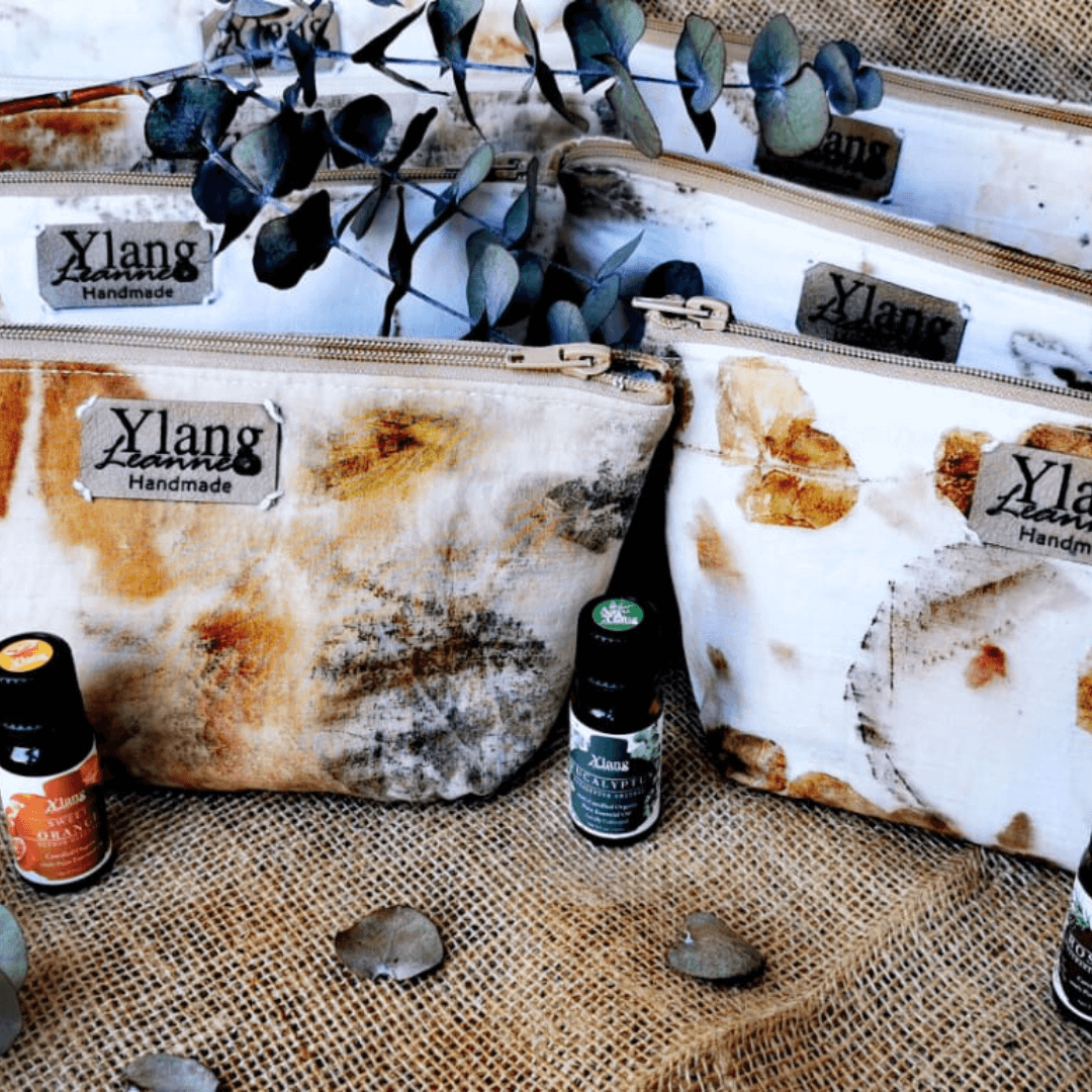 Eco Print Essential Oil Bag - Image 4