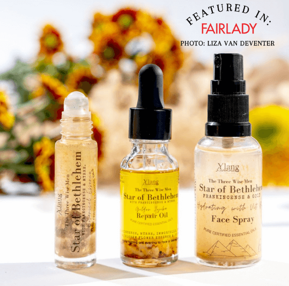 Golden Trio - Repairing Roller, Spray & Serum